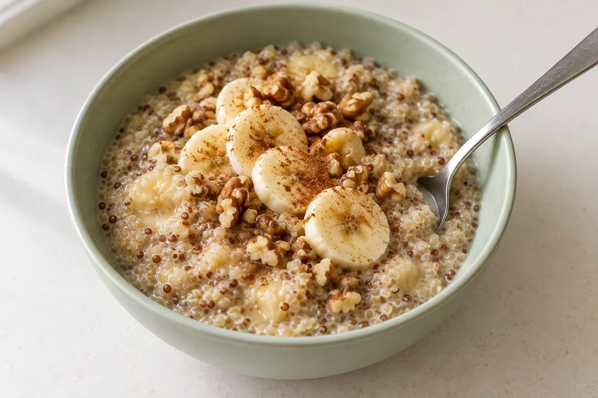 Warme Bananen-Quinoa